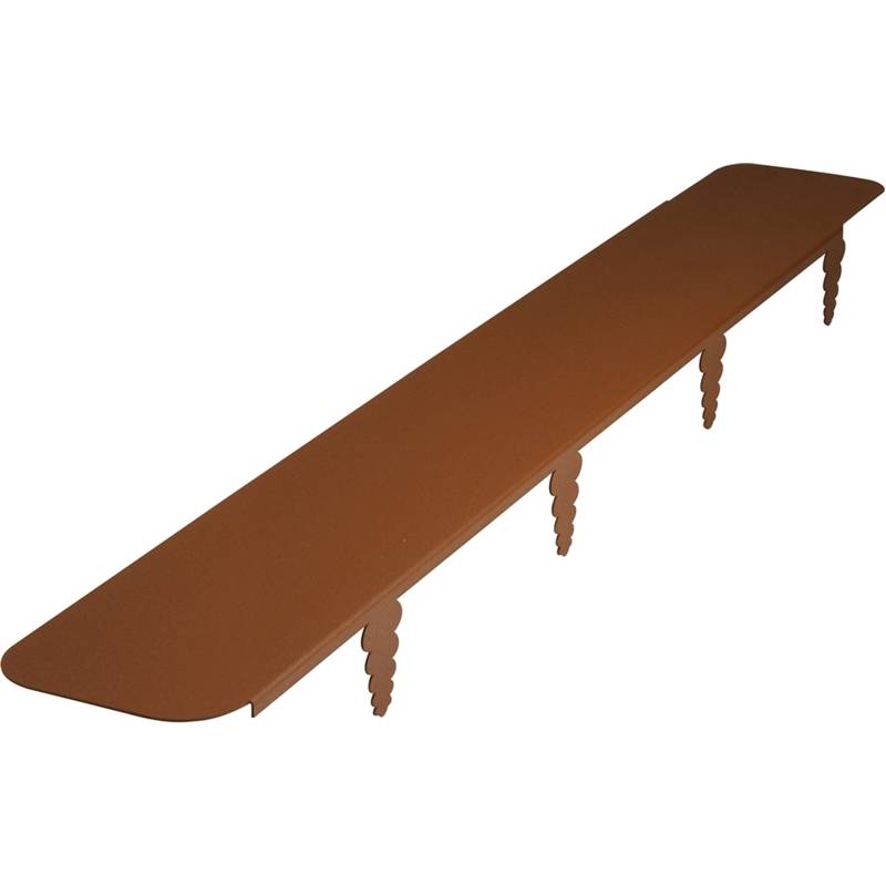 Bellissa Rasenkante Mähroboter Corten 2er Set 80,1x12x6,5 cm von Bellissa