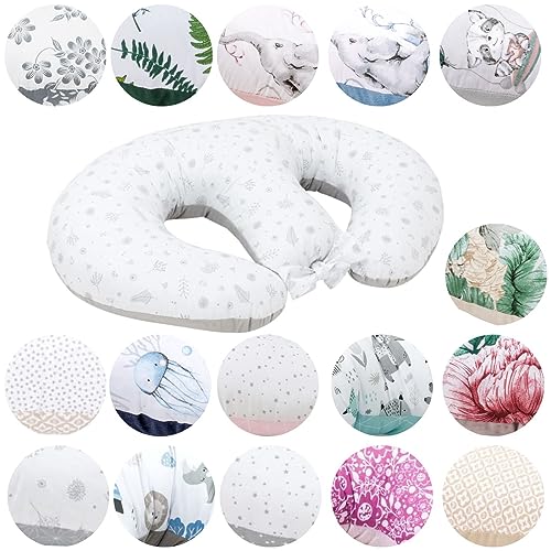 Bellochi Growing in style Stillkissen Zwillinge, Stillkissen XXL, Nursing Pillow - Schwangerschaftskissen, Stillkissen groß, Stillhörnchen Baby - Multifunktionale Zwillingsstillkissen Copse von Bellochi Growing in style