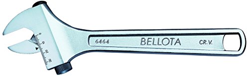 Bellota 6464-10 Rollgabelschlüssel mit Schneckenrad, 10 Zoll von Bellota