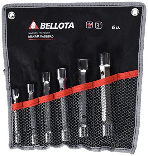 Bellota 6494-6 BS Rohrsteckschlüssel-Satz, gehärtetes Nylon, 6 Stück von Bellota