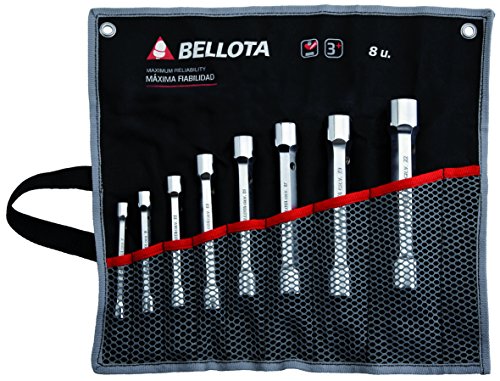 Bellota 6494-8 BS Rohrsteckschlüssel-Satz, gehärtetes Nylon, 8 Stück von Bellota