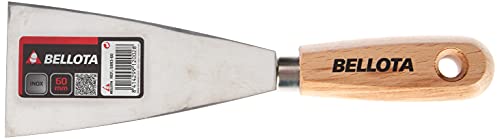 Bellota 5893-60 Fugenspachtel, Edelstahl, Holzgriff, 60 mm von Bellota