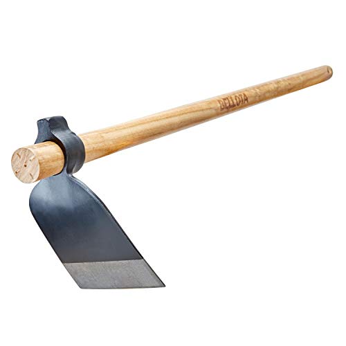 Bellota HOE85BW1000AP - Geschmiedete Hacke mit gerader Schneide - Anti-Rotations-System - Griff aus Holz, das aus nachhaltig bewirtschafteten Wäldern und kontrollierten Quellen stammt (PEFC/14-35-00020) von Bellota