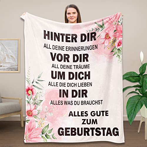 Belloxis Geburtstagsgeschenk für Frauen Kuscheldecke für Freundin Beste Freundin Schwester Geschenke Zum Geburtstag von Belloxis