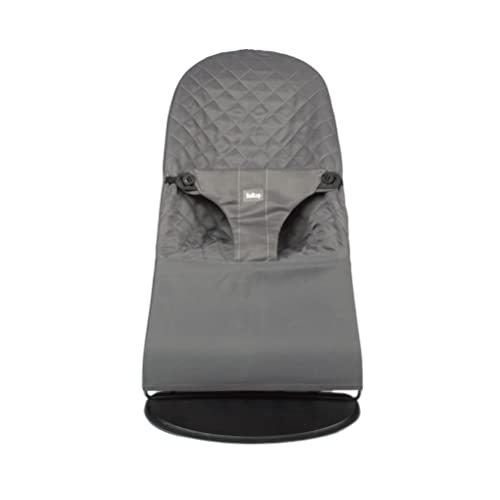 Bezug auf Babywippe. Bezug kompatibel mit BabyBjörn Wippe: Balance, Soft und Bliss. Babysitz Ergonomisch Babywippe. Hypoallergenic Poly- Baumwolle Steppuhn. (Ersetzt das Original) - Grau von Belltop