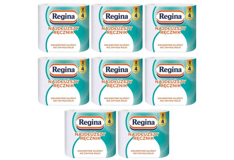 Bellushortus Papierhandtuch REGINA XXL-Papierhandtuch, saugfähig, effizient PZH-zertifiziert (8-St) von Bellushortus