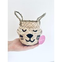 Mini Katzen Bauch Körbchen Safari Kinderzimmer Dekor von BellybambinoBasket