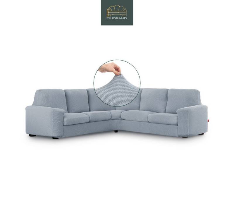 Belmarti Ecksofahusse 1-teiliger elastischer Ecksofabezug, made in Spain, elastisches Material, hochwertiger und langlebiger Baumwollmix von Belmarti
