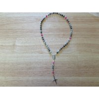 Multi-Farbigen Glas-Perle Rosenkranz von BelovedDaughterOfGod