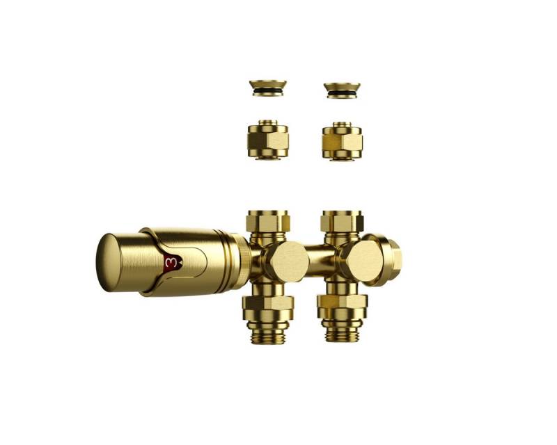 Belrad Regulierventil BLR304, (1-tlg), Thermostatische Heizkörperventile für Wand- und Bodenmontage in von Belrad