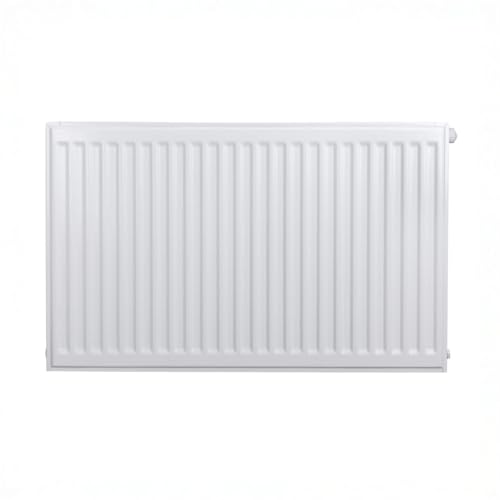 Belrad Typ 22 (Höhe x Breite) 400x1000 mm Universalheizkörper Kompakt & Ventilheizkörper Halter & Ventil - 6 Anschlüsse von Belrad