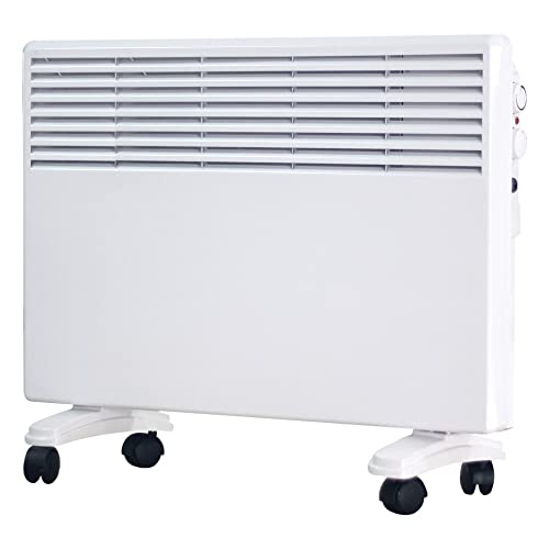 Elektroheizkörper Wand-Konvektor E-Heizung wandhängend/mobil 2000W 820x500x120mm von Belrad