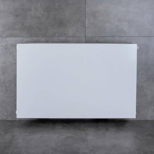 Planheizkörper Mittelanschluss Kompakt & Ventilheizkörper & Halter & Ventil NEU Typ 22 (Höhe x Breite) 600x600 von Belrad