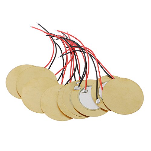 10 Stück 35 mm Piezo Elemente Summer Sounder Sensor Drum Disc + Wire CopperBusiness & Industrie Elektronik & Messtechnik Elektronische Bauelemente! von Belti