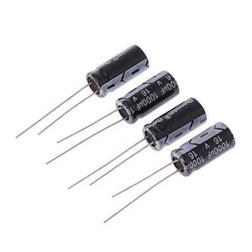 BELTI 4 Pcs 16V 1000uF 105°C Radial Aluminium Electrolytic Capacitor ±20% von Belti