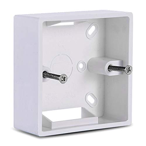 BELTI 86X86 PVC-Verdickungs-Anschlussdose Wandhalterungskassette Für Schalterbuchse Basisschalter Bodenbox Schaltkastenzubehör von Belti