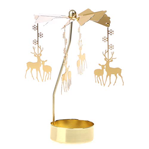Belti Spinning Rotary Carousel Tea Light Kerzenhalter Stand Light Geschenk Hochzeitsdekor von SYNYEY