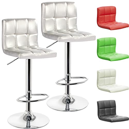 Beltom® 2er Set Barhocker Küchenhocker Barstuhl Tresenhocker Loungesessel Stuhl - Royal - X2-Silber Beltom® 2er Set Barhocker Küchenhocker Barstuhl Tresenhocker Loungesessel Stuhl - Royal - X2-Silber von Beltom