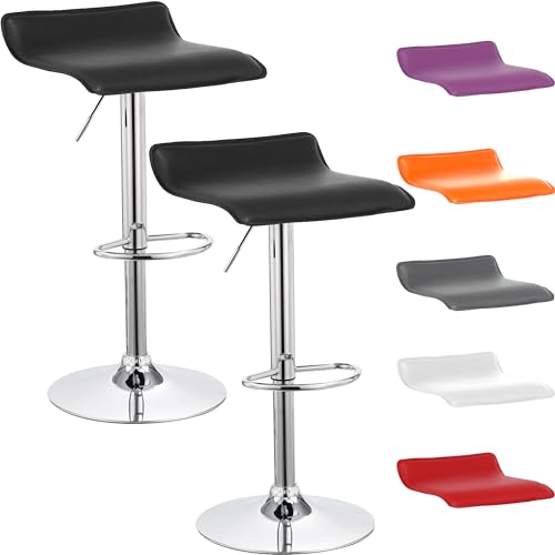 Beltom® 2er Set Barhocker Küchenhocker Barstuhl Tresenhocker Loungesessel Stuhl - Wave - X2-Schwarz Beltom® 2er Set Barhocker Küchenhocker Barstuhl Tresenhocker Loungesessel Stuhl - Wave - X2-Schwarz von Beltom