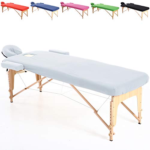 Beltom® SPANNBEZUG AUS Baumwolle FÜR MASSAGELIEGE 195 x 70 cm. MASSAGETISCH MASSAGEBANK ÄRZTEKREPP. - Weiß Beltom® SPANNBEZUG AUS Baumwolle FÜR MASSAGELIEGE 195 x 70 cm. MASSAGETISCH MASSAGEBANK ÄRZTEKREPP. - Weiß von Beltom