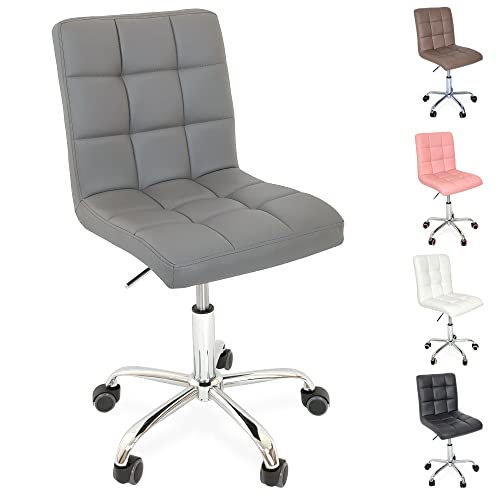 Drehstuhl Bürostuhl Schreibtischstuhl Höhenverstellbarer PC Stuhl Ergonomisch - Grau von Beltom