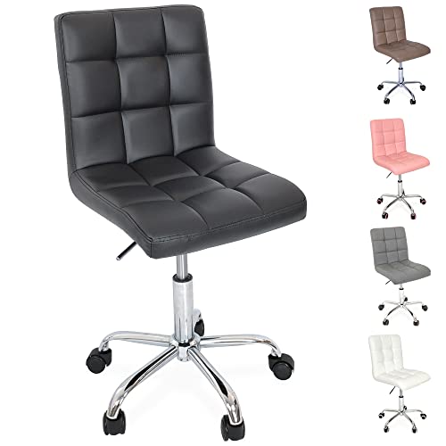 Drehstuhl Bürostuhl Schreibtischstuhl Höhenverstellbarer PC Stuhl Ergonomisch - Schwarz von Beltom