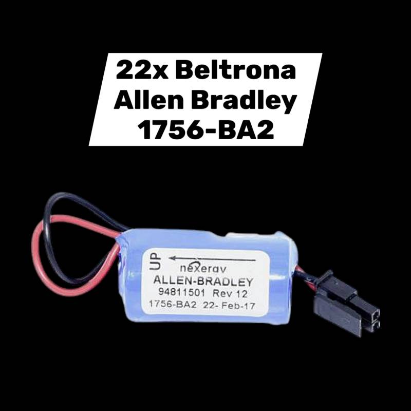 Beltrona Allen Bradley 1756 Ba2 Spezial Batterie Stecker Lithium 3 V 22 Stück B-Ware von Beltrona