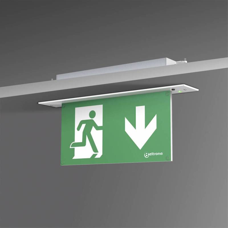 Beltrona Mexm82506 Led Fluchtweg Notbeleuchtung Deckeneinbaumontage Beleucht405 B-Ware von Beltrona