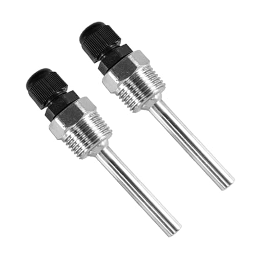 Belvanr 2 Stück 8 * 50mm Tauchhülse, Edelstahl Tauchhülse G 1/2 Zoll Gewinde für Temperatursensor, Schutzrohr für Temperaturfühler, Tauchschutzrohre für Thermoelemente Belvanr 2 Stück 8 * 50mm Tauchhülse, Edelstahl Tauchhülse G 1/2 Zoll Gewinde für Temperatursensor, Schutzrohr für Temperaturfühler, Tauchschutzrohre für Thermoelemente von Belvanr