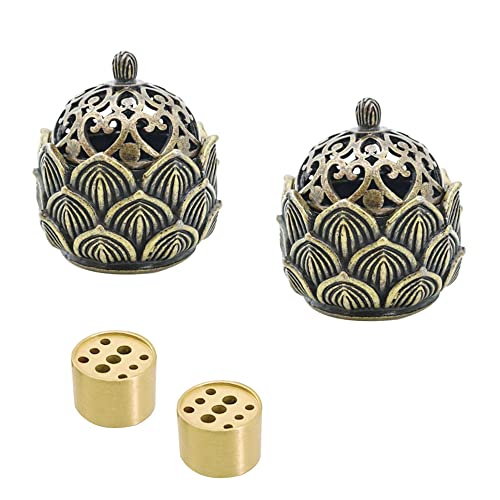 Belvanr Räuchergefäß Lotus Mini 2 Stück Räucherstäbchenhalter Lotus Räucherstäbchen Halter Räucherschale, Räuchergefäß mit Deckel Räuchergefäß Lotus Räucherschale Weihrauchbrenner für Dekoration Belvanr Räuchergefäß Lotus Mini 2 Stück Räucherstäbchenhalter Lotus Räucherstäbchen Halter Räucherschale, Räuchergefäß mit Deckel Räuchergefäß Lotus Räucherschale Weihrauchbrenner für Dekoration von Belvanr