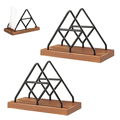 Belvanr Serviettenständer Holz 2 Stücke Serviettenhalter,Serviettenhalter aus Metall Dreieck Serviettenhalter Mode Servietten Halter Metall Serviettenspender Hölzerne Serviettenspender zum Dekorieren Belvanr Serviettenständer Holz 2 Stücke Serviettenhalter,Serviettenhalter aus Metall Dreieck Serviettenhalter Mode Servietten Halter Metall Serviettenspender Hölzerne Serviettenspender zum Dekorieren von Belvanr