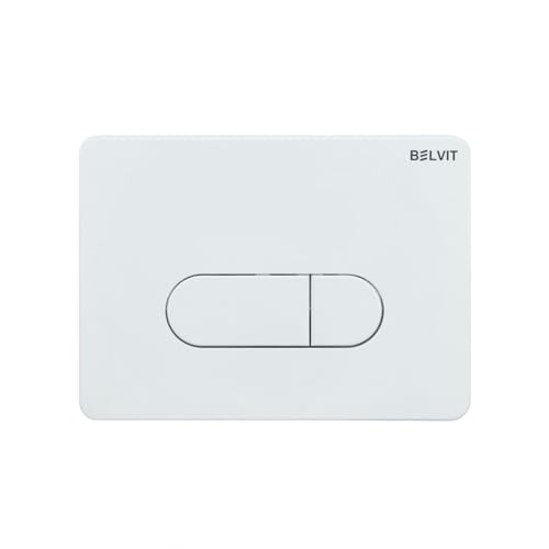 Belvit Berlin Betätigungsplatte für 2-Mengen-Spülung weiß von Belvit