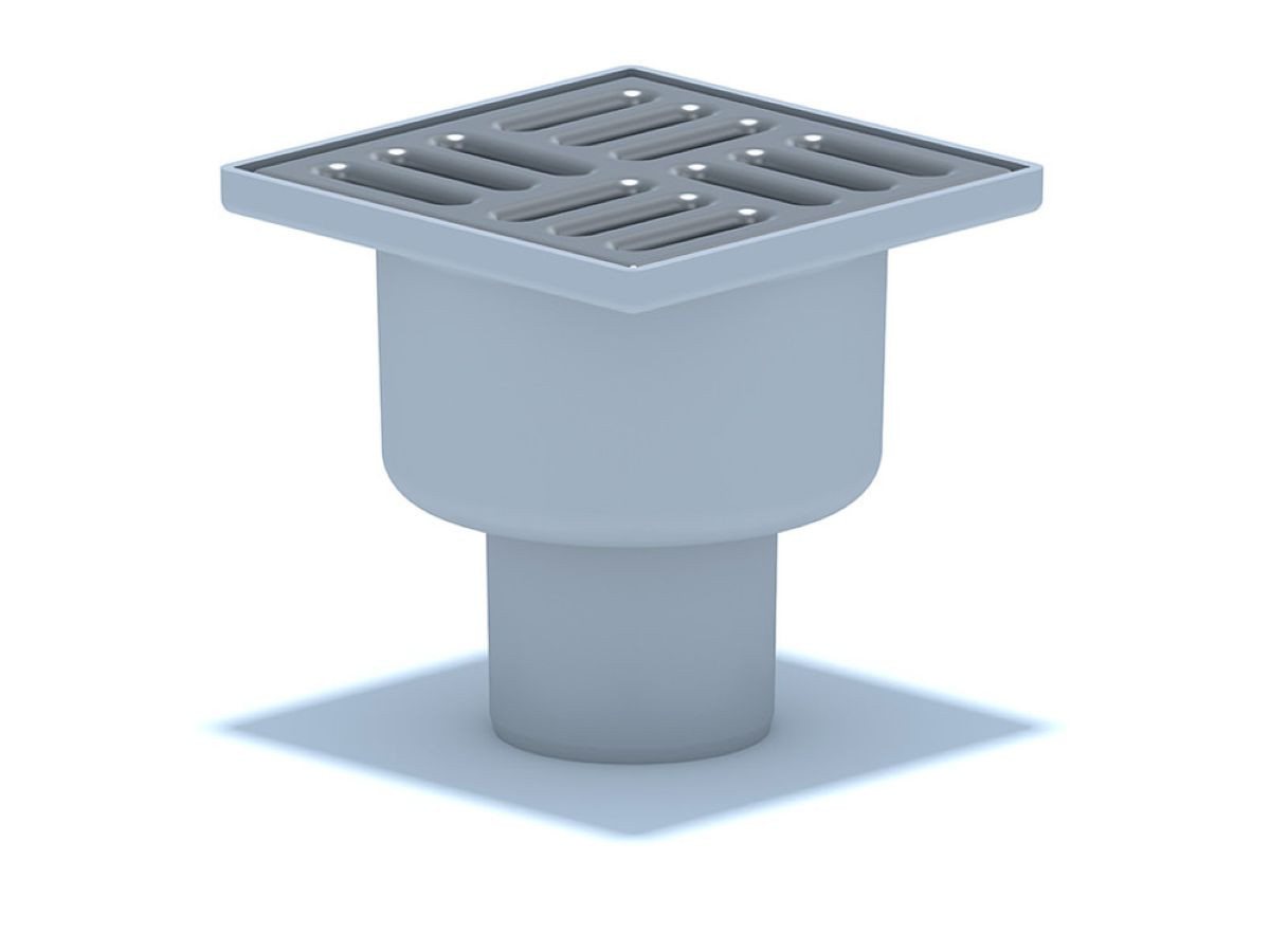 Belvit Bodenablauf BV-AB1005, 1-tlg., Bodenablauf Edelstahl Durchgang DN50 100x100 mm Abgang Senkrecht Belvit Bodenablauf BV-AB1005, 1-tlg., Bodenablauf Edelstahl Durchgang DN50 100x100 mm Abgang Senkrecht von Belvit