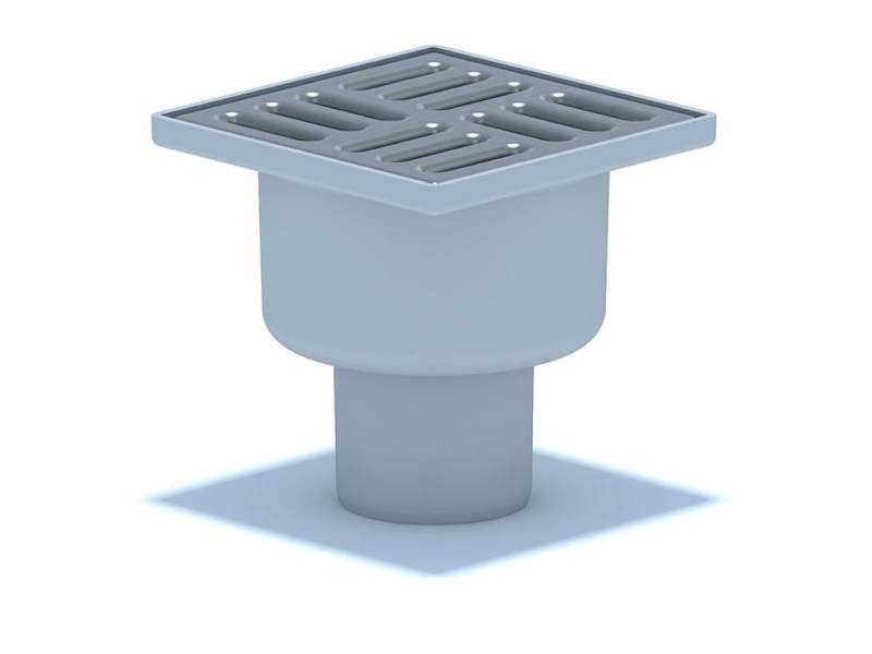 Belvit Bodenablauf BV-AB1005, 1-tlg., Bodenablauf Edelstahl Durchgang DN50 100x100 mm Abgang Senkrecht Belvit Bodenablauf BV-AB1005, 1-tlg., Bodenablauf Edelstahl Durchgang DN50 100x100 mm Abgang Senkrecht von Belvit