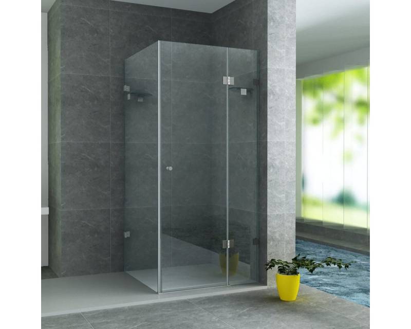 Belvit Eckdusche BV-DK6-9090, BxT: 90x90 cm, 1-tlg., BELVIT Duschkabine mit Schwenkbarem Seitenteil 8 mm ESG Glas mit Belvit Eckdusche BV-DK6-9090, BxT: 90x90 cm, 1-tlg., BELVIT Duschkabine mit Schwenkbarem Seitenteil 8 mm ESG Glas mit von Belvit