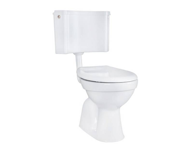 Belvit Tiefspül-WC BV-SW4001-T+BV-AP2001-SET, Belvit WC Set Taharet Bodenabgang mit Bidet Funktion, Softclose von Belvit