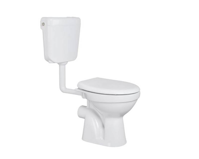 Belvit Tiefspül-WC BV-SW5001-T+BV-D0400+BV-AP1001, Belvit Dusch WC mit Bidet Funktion – Standtoilette mit Taharet von Belvit