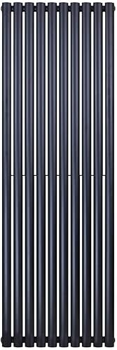Belvit Verti Oval, Paneel Heizkörper Doppellagig, Schwarz matt, 1800 x 590 mm, 2x 10 Elemente, 2050 W, Mittelanschluss, Seitenanschlüsse, EN442, KIWA, wasserbetrieben, inkl. Halterungen Belvit Verti Oval, Paneel Heizkörper Doppellagig, Schwarz matt, 1800 x 590 mm, 2x 10 Elemente, 2050 W, Mittelanschluss, Seitenanschlüsse, EN442, KIWA, wasserbetrieben, inkl. Halterungen von Belvit
