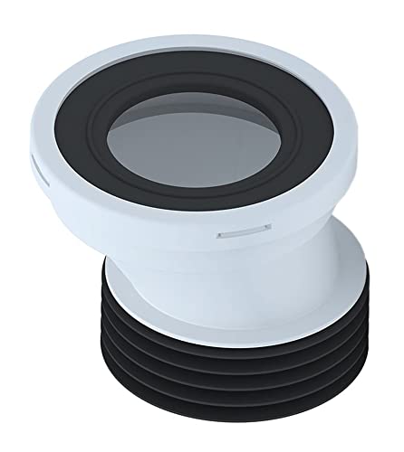 WC Anschlußstutzen Exzentrischer Anschluss Abfluss Rohr Versatz Stutzen ø90 20mm von Belvit