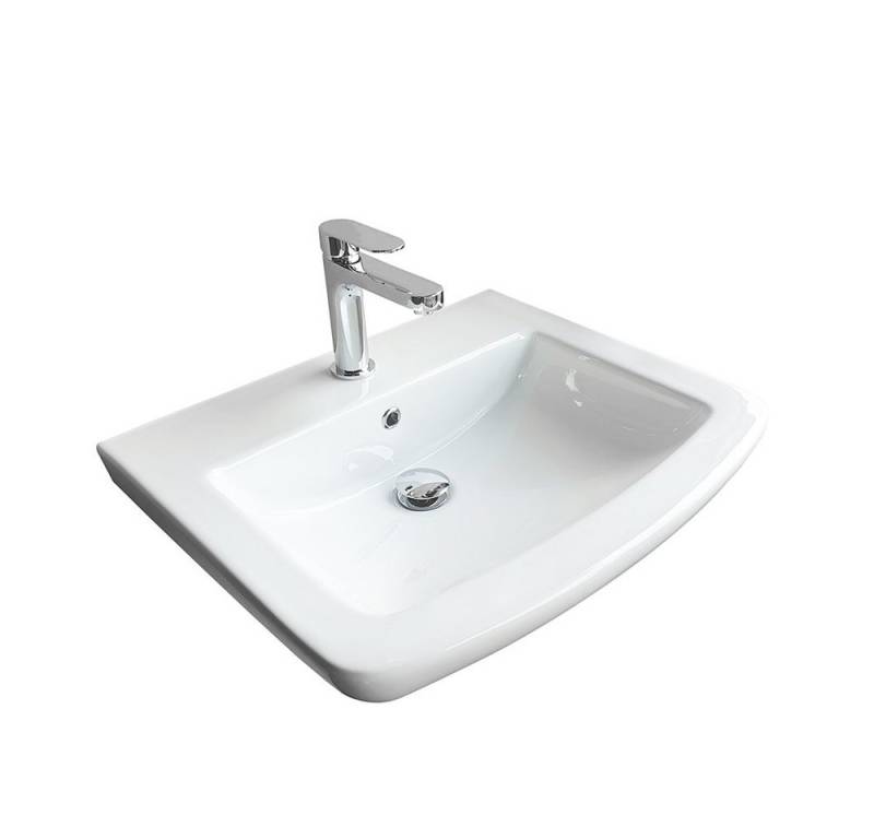Belvit Waschbecken BV-WB7001 (einzel, 1-St), Belvit Santini Waschbecken Waschtisch 60cm von Belvit