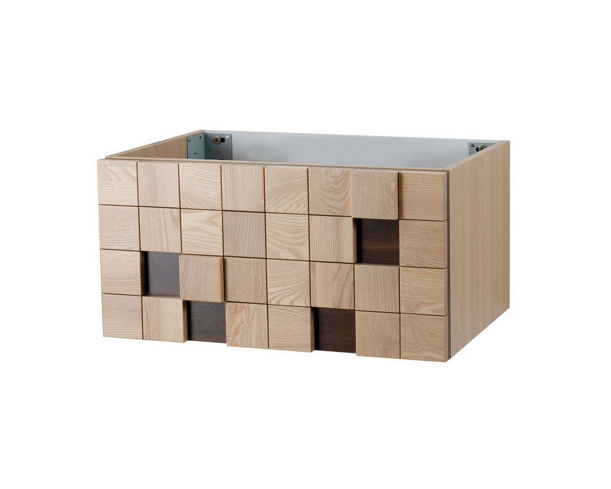 Belvit Waschbeckenschrank BV-US3606-1 (1-St) MOVEA Waschtischunterschrank 80cm 1 Schublade Grifflos Softclose von Belvit