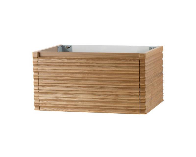 Belvit Waschbeckenschrank BV-US3668-1 (1-St) BELVIT VESTRA Waschtischunterschrank 80cm 1 Schublade Grifflos von Belvit