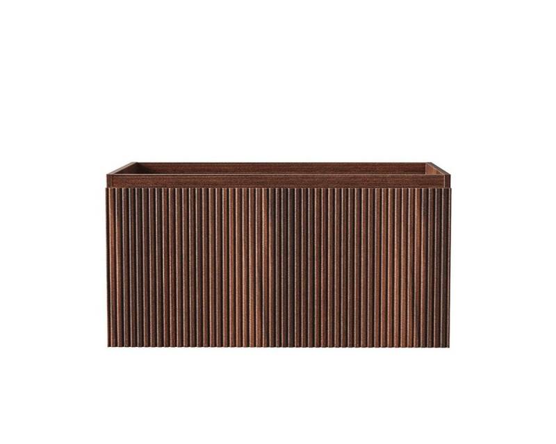 Belvit Waschbeckenschrank BV-US3705-1 (1-St) BELVIT TRIONA Waschtischunterschrank 80cm 1 Schublade Grifflos von Belvit
