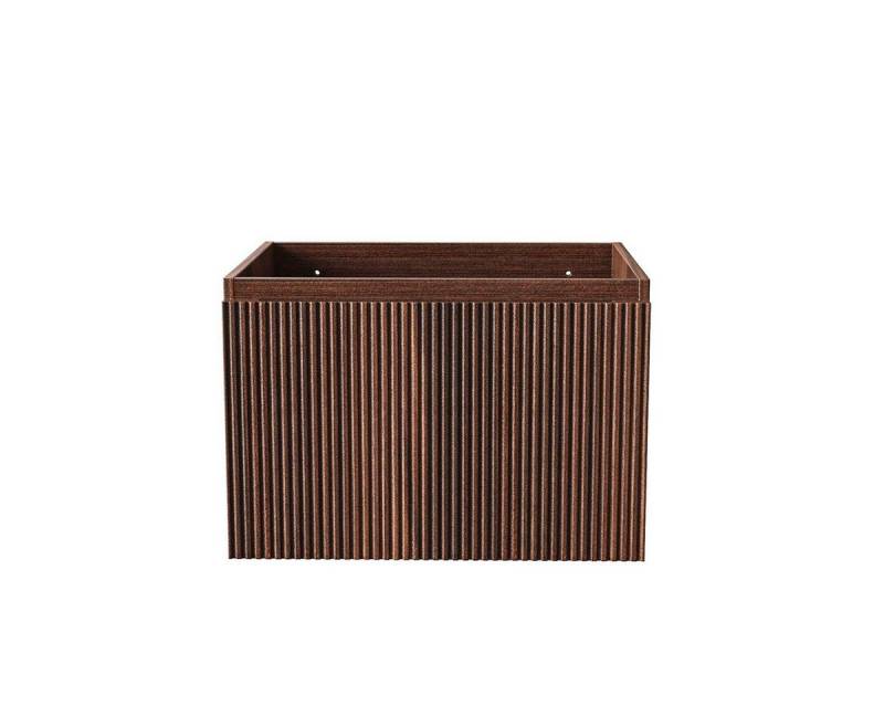 Belvit Waschbeckenschrank BV-US3712-1 (1-St) BELVIT TRIONA Waschtischunterschrank 60cm 1 Schublade Grifflos von Belvit