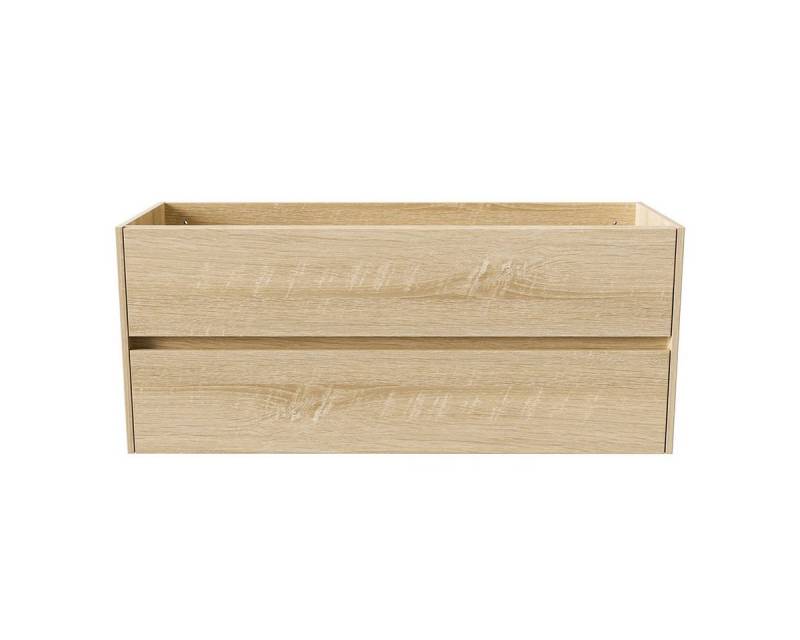 Belvit Waschbeckenschrank BV-WU7925-2 (1-St) BELVIT DRAVA Waschbeckenunterschrank Waschtisch 120 cm Eiche 2 von Belvit