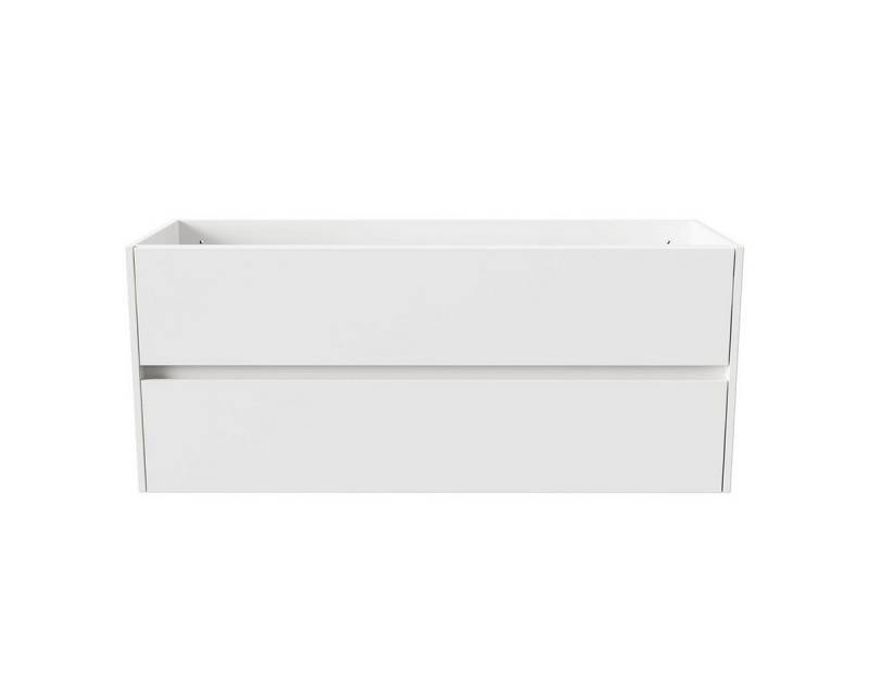 Belvit Waschbeckenschrank BV-WU7963-2 (1-St) BELVIT DRAVA Waschbeckenunterschrank Waschtisch 120 cm Weiß von Belvit