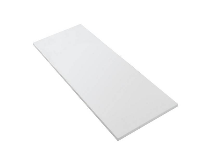 Belvit Waschtischplatte BV-US3613 (1 St), Waschtischplatte 120x1,2x52,5cm Mattweiß Mineralguss von Belvit