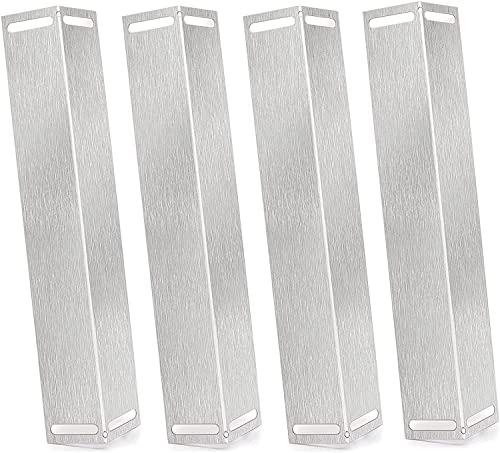 Belypoke Heat Plate Shield Ersatzteile für Dyna-glo, Hinterhofgrill, 15 Zoll, 4 Pack Uniflame BBQ Heizzelt, Wärmeverteilerplatte, Brennerabdeckung Flame Tamer, Gasgrill Ersatzteile von Belypoke