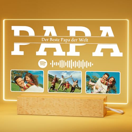 Bemaystar Spotify Glas Personalisiert Geschenke: Personalisierte Song Arcylic Fotorahmen, Valentines Day Weihnachten Jahrestag Geburtstag Geschenke für Frauen Männer (PAPA-Spotify) Bemaystar Spotify Glas Personalisiert Geschenke: Personalisierte Song Arcylic Fotorahmen, Valentines Day Weihnachten Jahrestag Geburtstag Geschenke für Frauen Männer (PAPA-Spotify) von Bemaystar