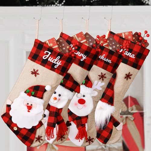 Bemaystar Weihnachtsstrumpf personalisiert mit Namen Weihnachten Geschenktasche Personalisierte Xmas Socken für Feiertags,Familienparty,Dekor,Geschenk Bemaystar Weihnachtsstrumpf personalisiert mit Namen Weihnachten Geschenktasche Personalisierte Xmas Socken für Feiertags,Familienparty,Dekor,Geschenk von Bemaystar